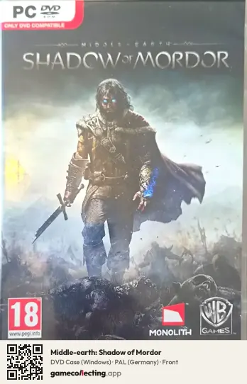 Middle-earth: Shadow of Mordor Computer, Germany box front