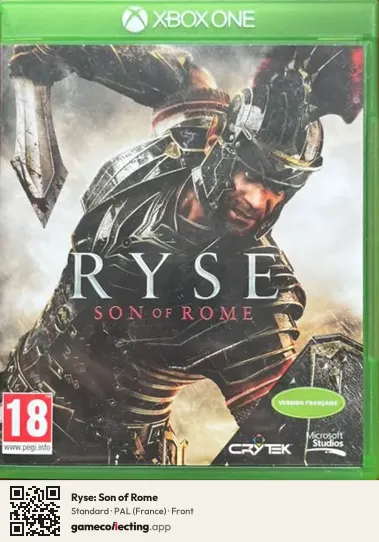 Ryse: Son of Rome Xbox One, France box front
