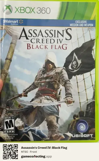 Assassin's Creed IV: Black Flag Xbox 360, NTSC box front