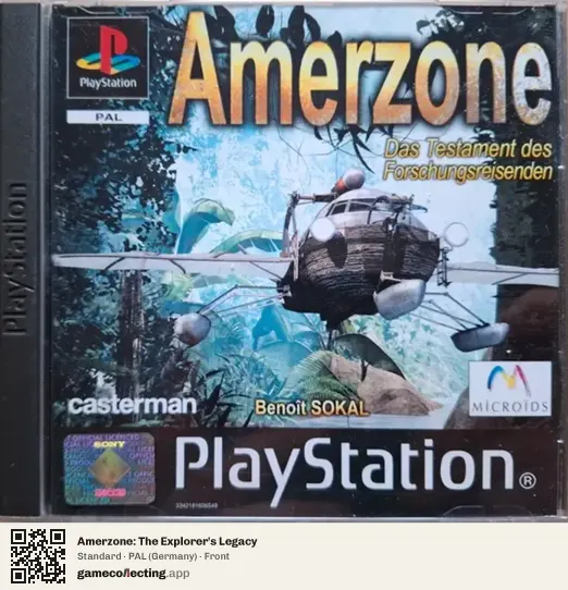 Amerzone: The Explorer's Legacy PlayStation, Germany box front