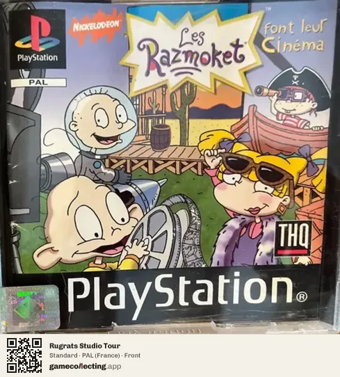 Rugrats Studio Tour PlayStation, France box front