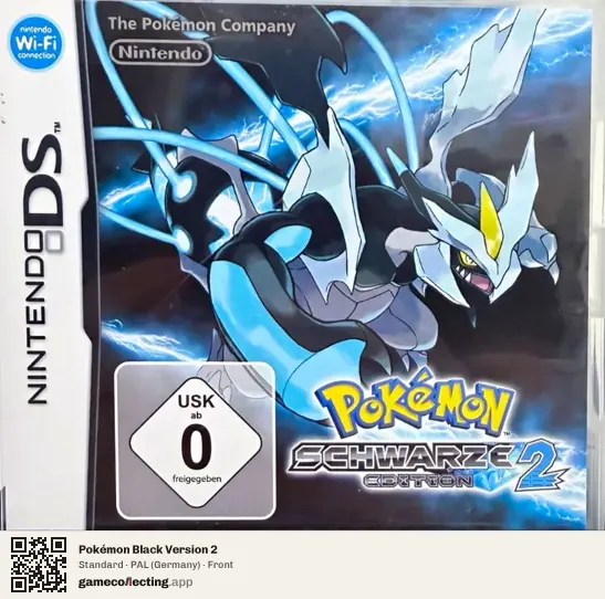 Pokémon Black Version 2 Nintendo DS, Germany box front