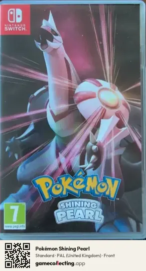 Pokémon Shining Pearl Nintendo Switch, United Kingdom box front