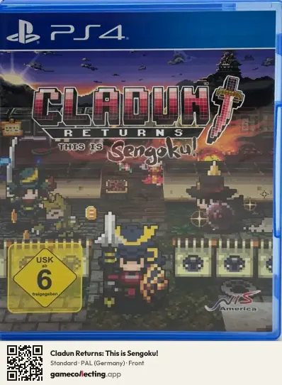 Cladun Returns: This is Sengoku! PlayStation 4, Germany box front