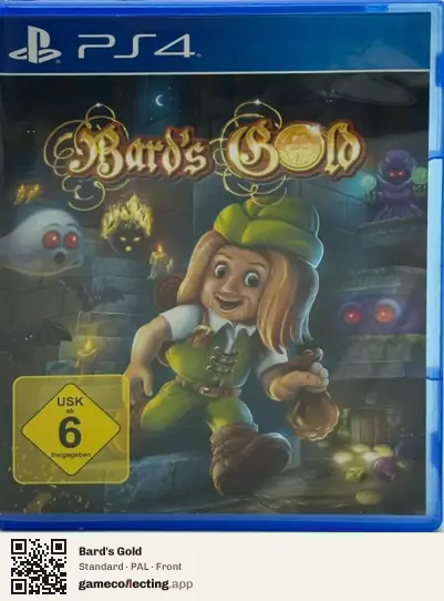 Bard's Gold PlayStation 4, PAL box front