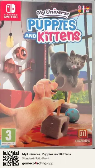 My Universe: Puppies and Kittens Nintendo Switch, PAL box front