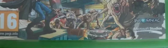 Sunset Overdrive, the PEGI square on its front