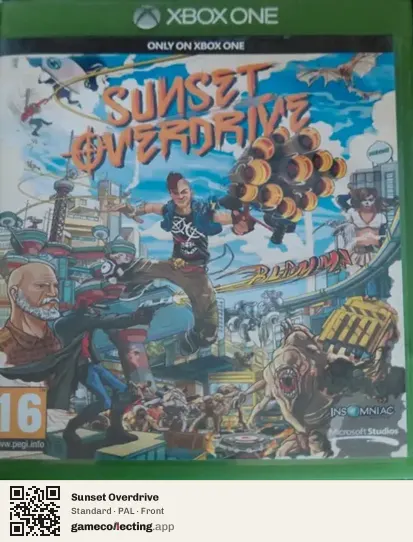 Sunset Overdrive Xbox One, PAL box front