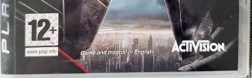 Transformers: The Game, the PEGI square on its front