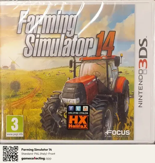 Farming Simulator 14 Nintendo 3DS, Italy box front