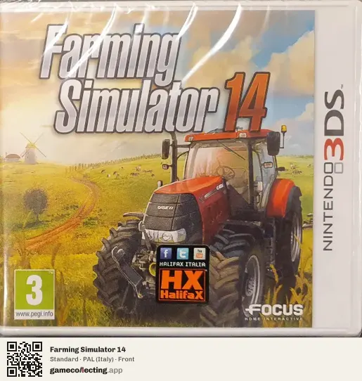 Farming Simulator 14 Nintendo 3DS, Italy box front