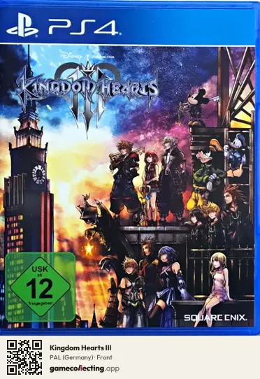 Kingdom Hearts III PlayStation 4, Germany box front