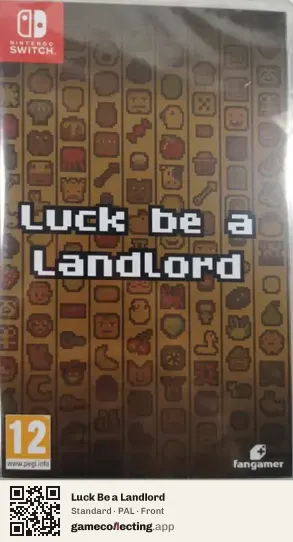 Luck Be a Landlord Nintendo Switch, PAL box front