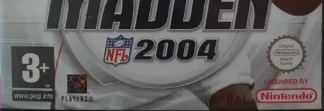 Madden NFL 2004, the PEGI square on its front