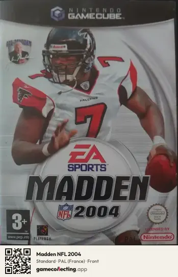 Madden NFL 2004 Nintendo GameCube, France box front