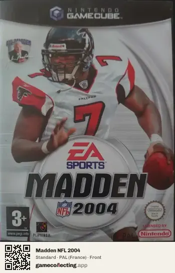 Madden NFL 2004 Nintendo GameCube, France box front