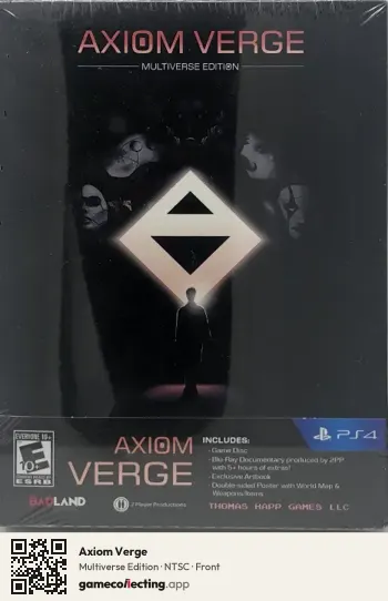 Axiom Verge PlayStation 4, NTSC box front