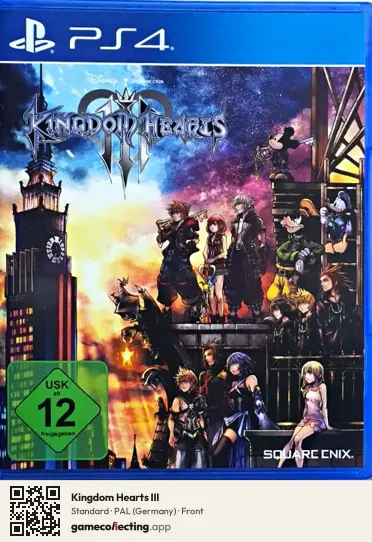 Kingdom Hearts III PlayStation 4, Germany box front