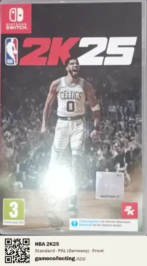 NBA 2K25 Nintendo Switch, Germany box front