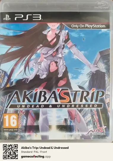Akiba's Trip: Undead & Undressed PlayStation 3, PAL box front