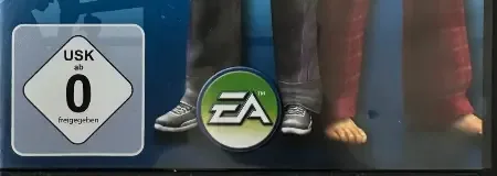 The Sims 2: Apartment Life, the USK square on its front