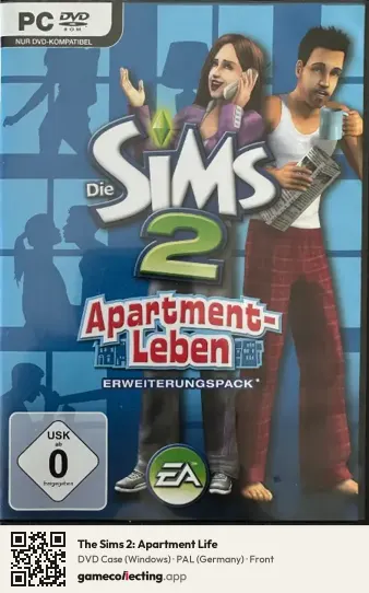 The Sims 2: Apartment Life Computer, Germany box front
