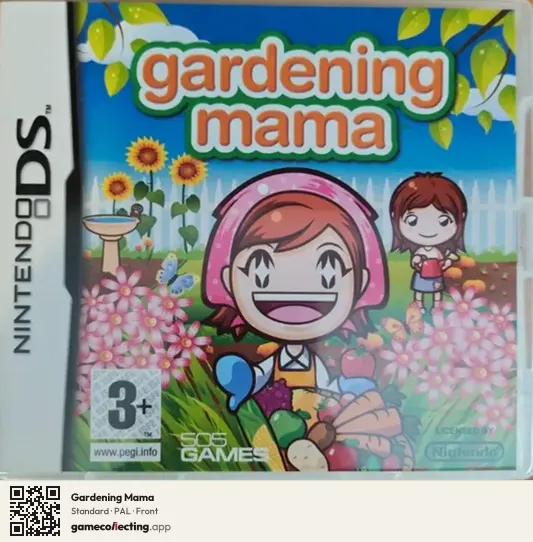 Gardening Mama Nintendo DS, PAL box front