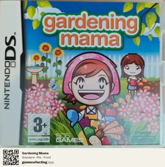 Gardening Mama Nintendo DS, PAL box front
