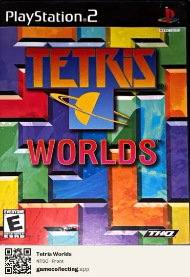 Tetris Worlds PlayStation 2, NTSC box front