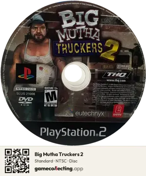 Big Mutha Truckers 2 PlayStation 2, NTSC disc