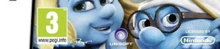 The Smurfs, the PEGI square on its front