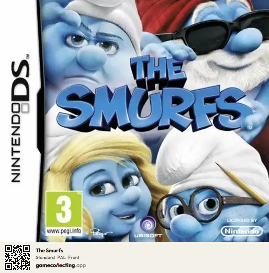 The Smurfs Nintendo DS, PAL box front