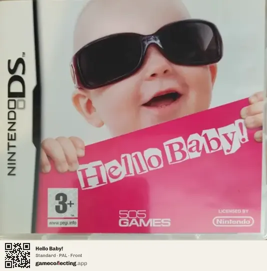 Hello Baby! Nintendo DS, PAL box front