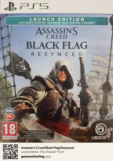 Assassin's Creed Black Flag Resynced PlayStation 5, Poland box front