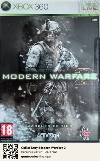 Call of Duty: Modern Warfare 2 Xbox 360, PAL box front
