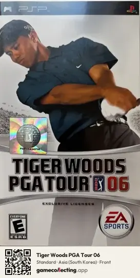 Tiger Woods PGA Tour 06 PlayStation Portable, South Korea box front
