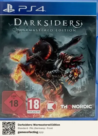 Darksiders: Warmastered Edition PlayStation 4, Germany box front