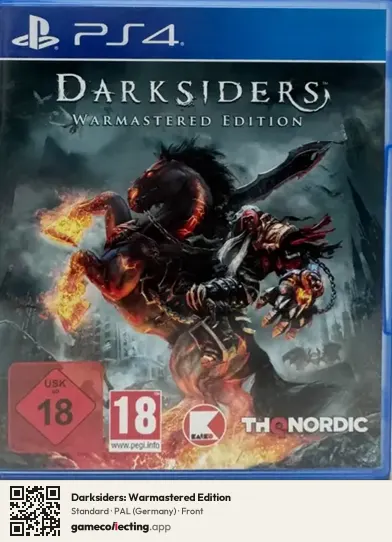 Darksiders: Warmastered Edition PlayStation 4, Germany box front