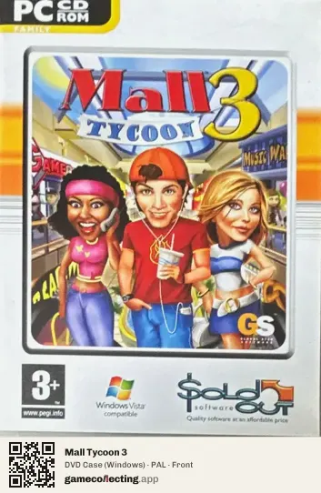 Mall Tycoon 3 Computer, PAL box front