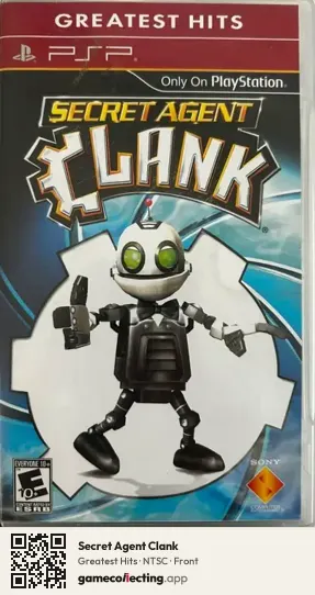 Secret Agent Clank PlayStation Portable, NTSC box front