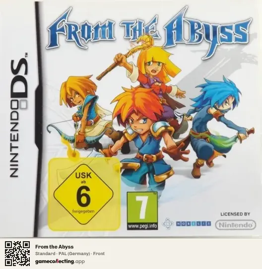 From the Abyss Nintendo DS, Germany box front