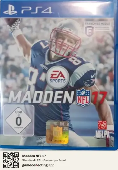 Madden NFL 17 PlayStation 4, Germany box front