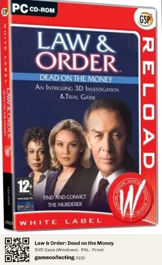 Law & Order: Dead on the Money Computer, PAL box front