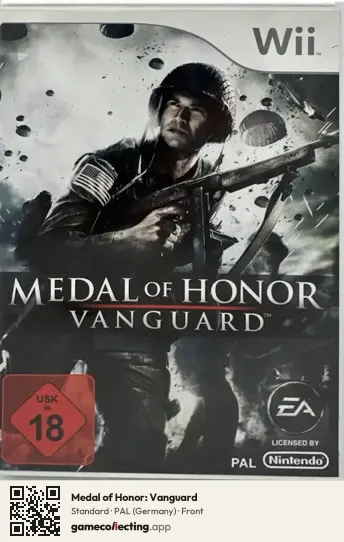 Medal of Honor: Vanguard Nintendo Wii, Germany box front