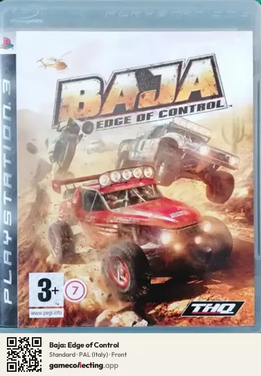 Baja: Edge of Control PlayStation 3, Italy box front