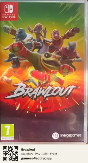 Brawlout Nintendo Switch, Italy box front