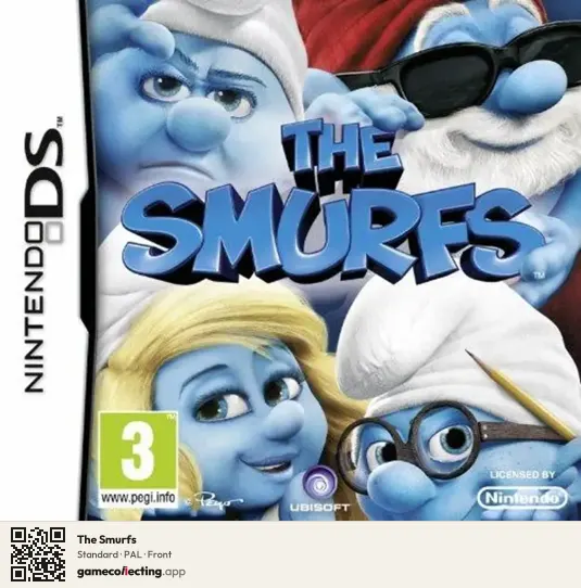 The Smurfs Nintendo DS, PAL box front