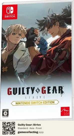 Guilty Gear: Strive Nintendo Switch, Asia box front