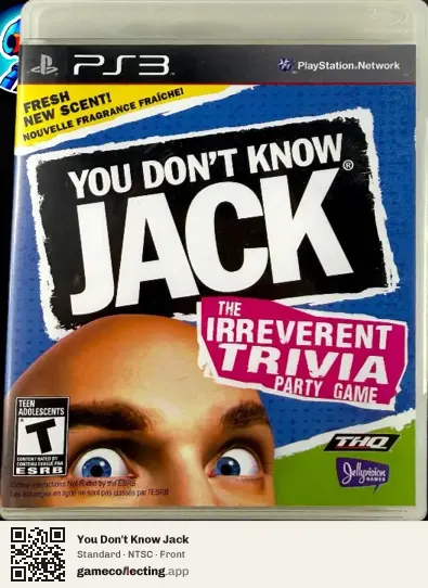 You Don't Know Jack PlayStation 3, NTSC box front