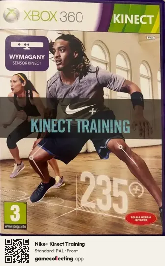Nike+ Kinect Training Xbox 360, PAL box front